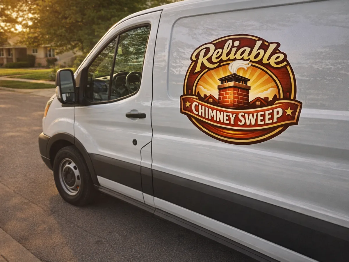 Service van arriving on a Boston, MA street — local same-day coverage